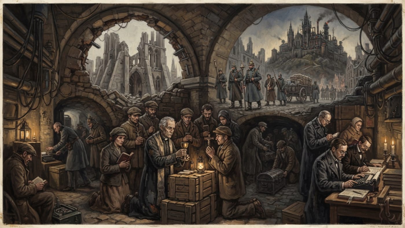 Old Church (Before the Synod) — Old Church (Before the Synod), rendered as oil-painting.