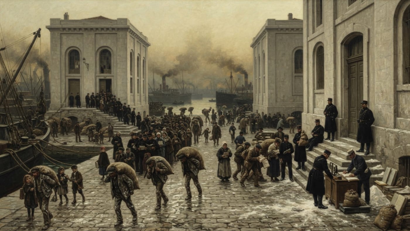 Quai des Oraisons — Quai des Oraisons, rendered as oil-painting.