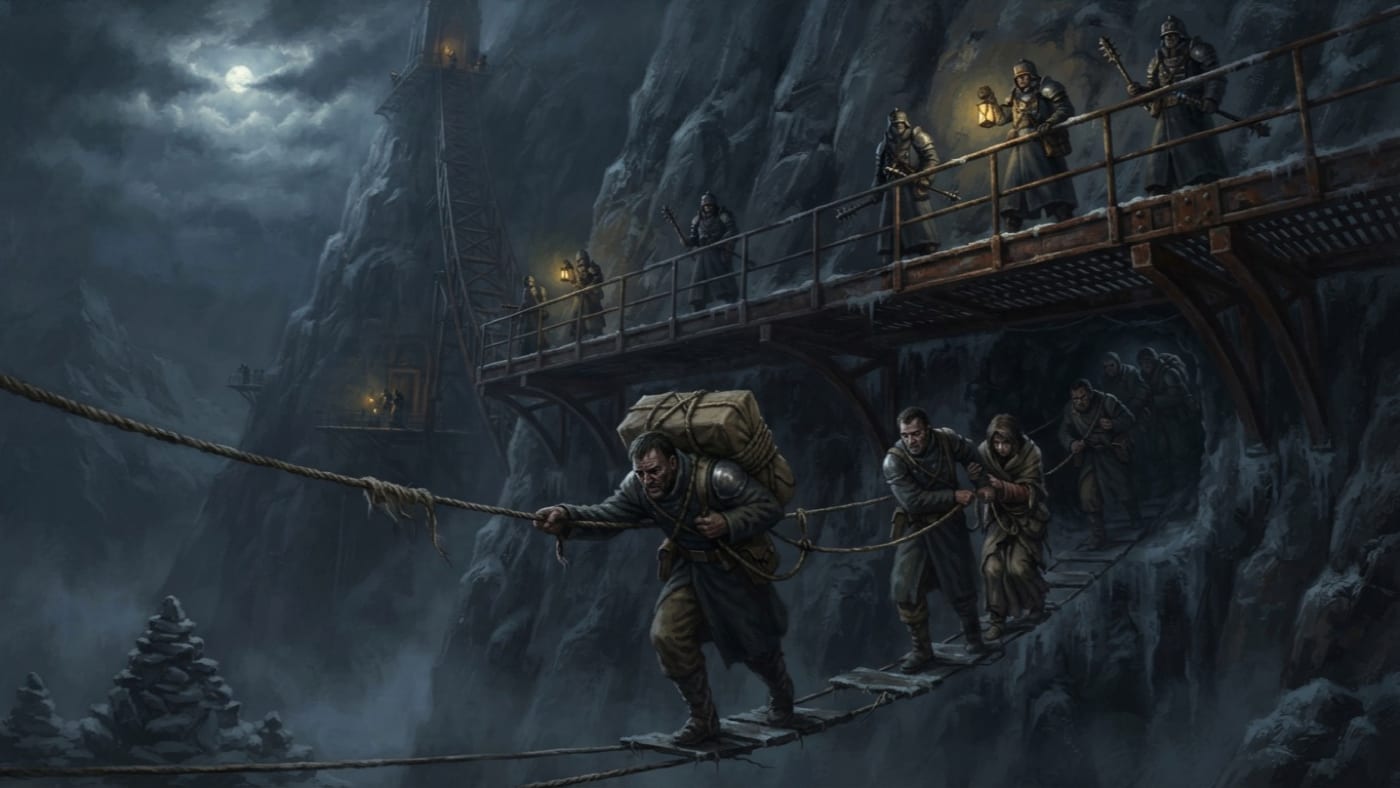 Quiet Turn — Quiet Turn, rendered as oil-painting.