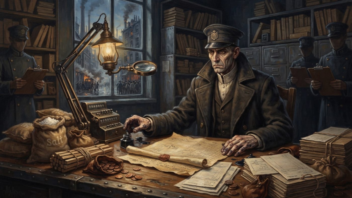 Quota Captain — Quota Captain, rendered as oil-painting.