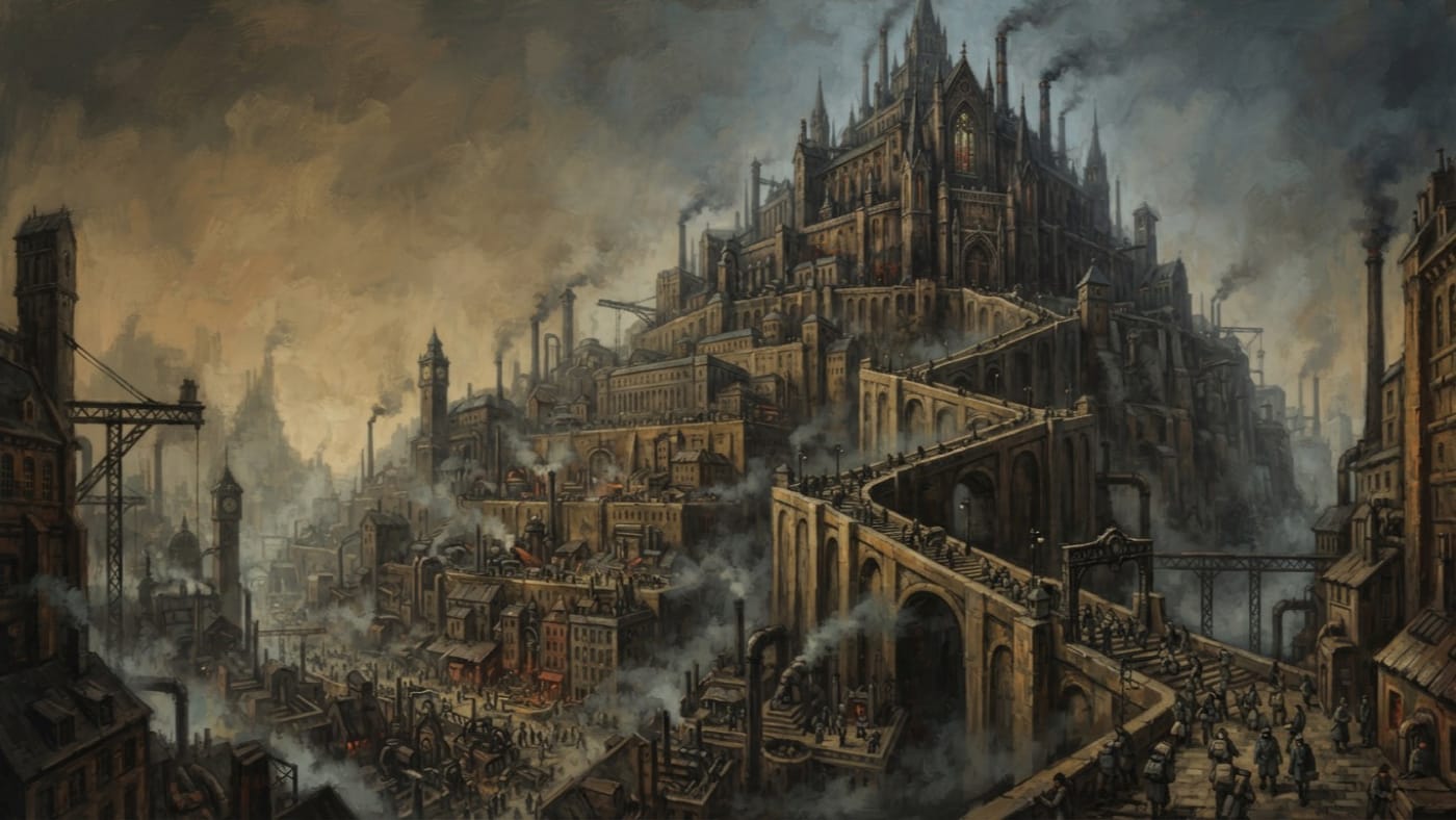 Ration-Cathedral — Ration-Cathedral, rendered as oil-painting.