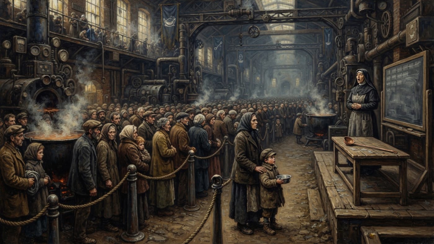 Ration Psalm — Ration Psalm, rendered as oil-painting.