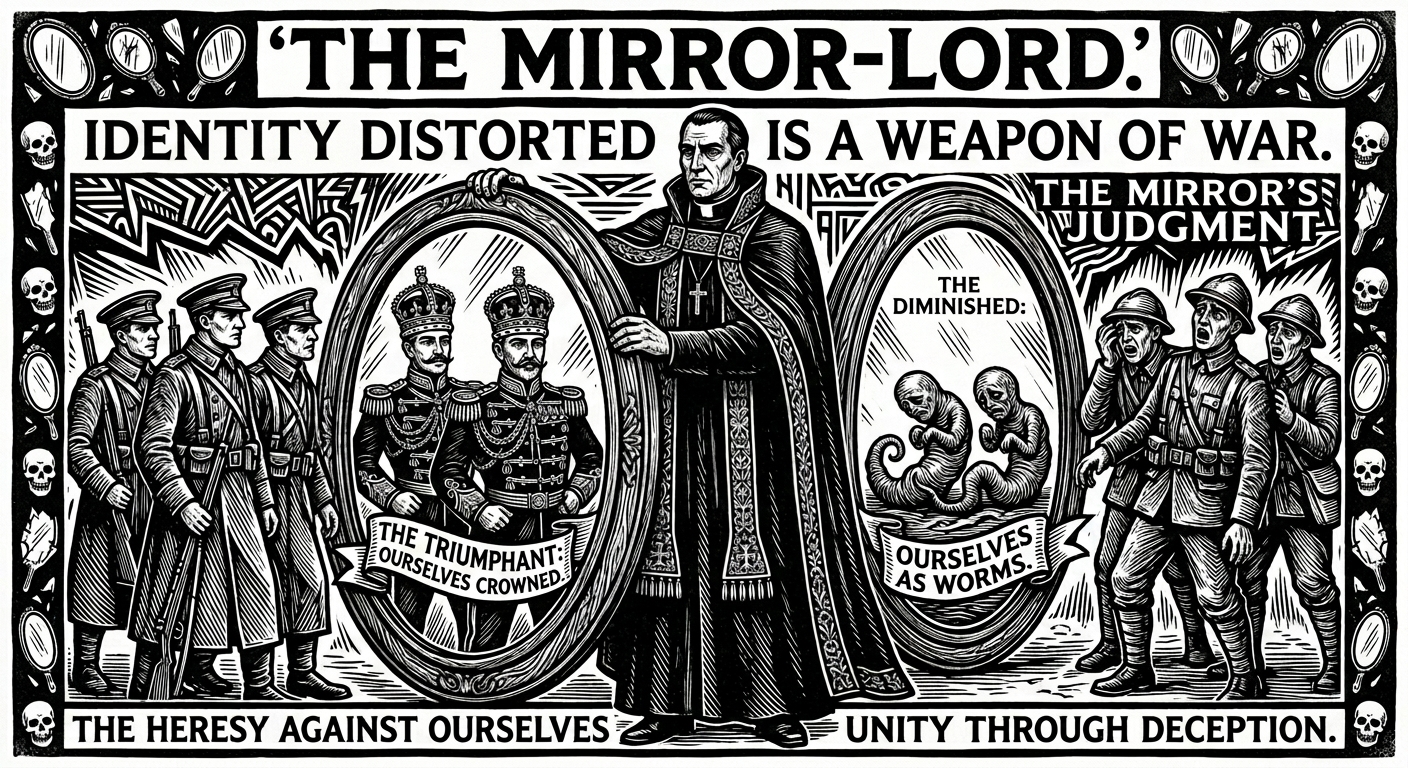 A Mirror-Lord deploying its weapon of distorted self-perception against enemy troops