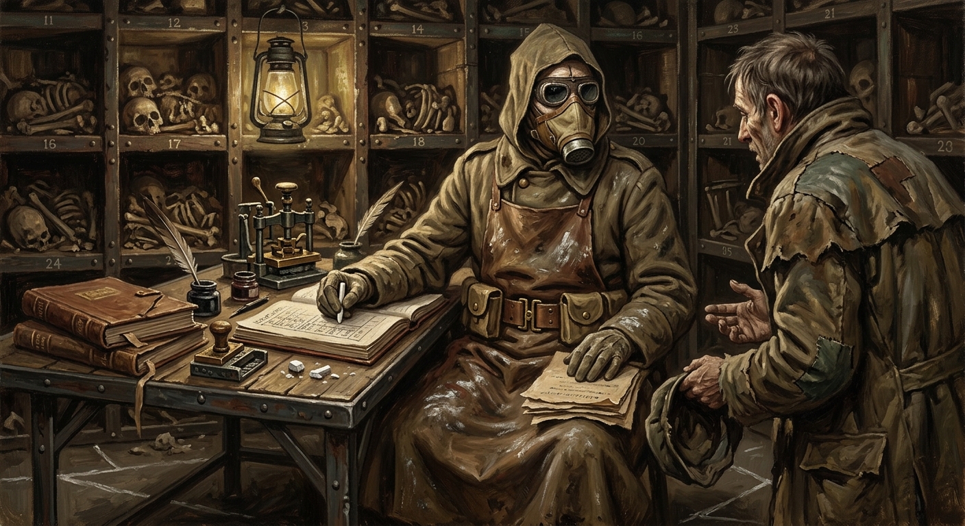 Ossuary Housing Allocator — Ossuary Housing Allocator, rendered as oil-painting.