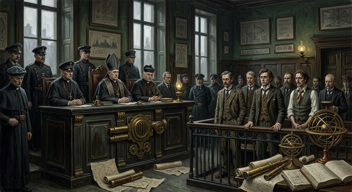 The Condemnation of Kraków — The Condemnation of Kraków, rendered as oil-painting.
