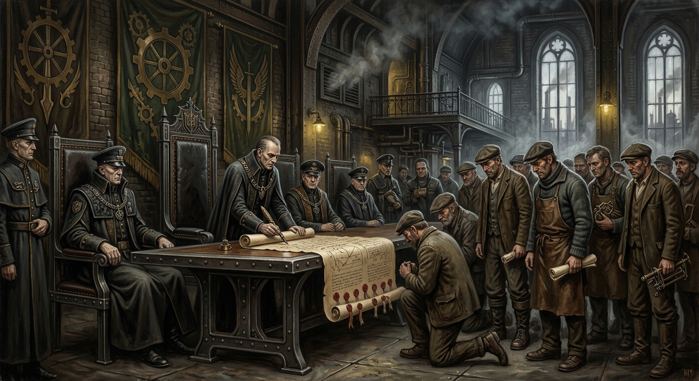 The Second Concordat of Münster — The Second Concordat of Münster, rendered as oil-painting.