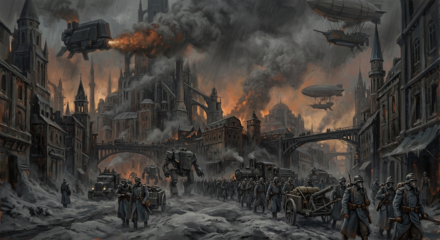 The Year of Ash Rain — The Year of Ash Rain, rendered as oil-painting.
