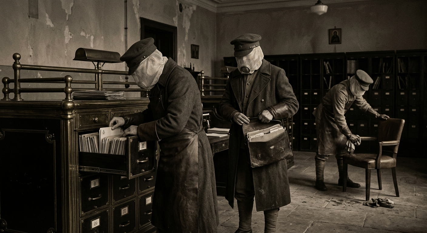 The Custodians — On the Gauze, rendered as photograph.