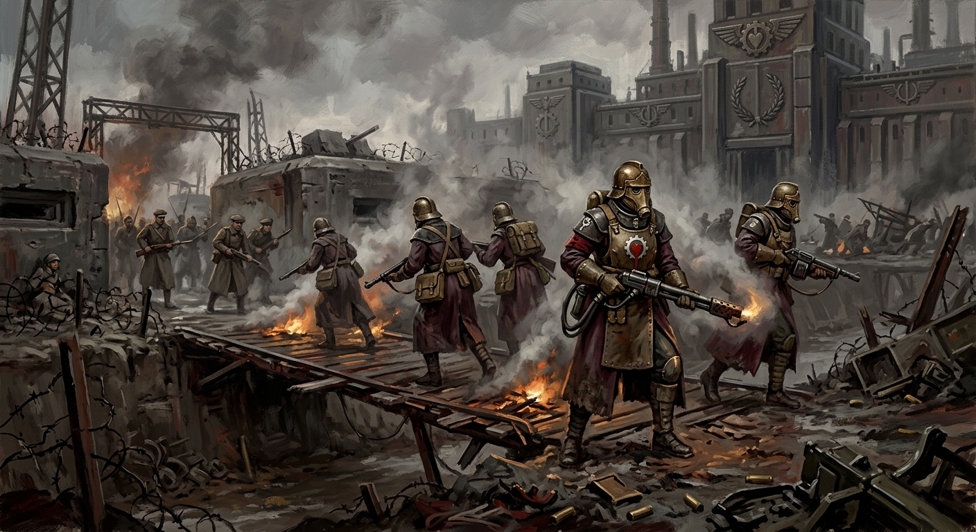 The Sisters of the Martyrdom — The Sisters of the Martyrdom, rendered as oil-painting.
