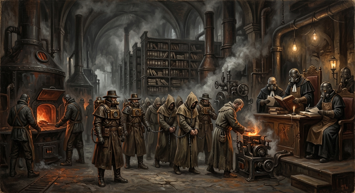 The Witch-Hunts of Toulouse — The Witch-Hunts of Toulouse, rendered as oil-painting.