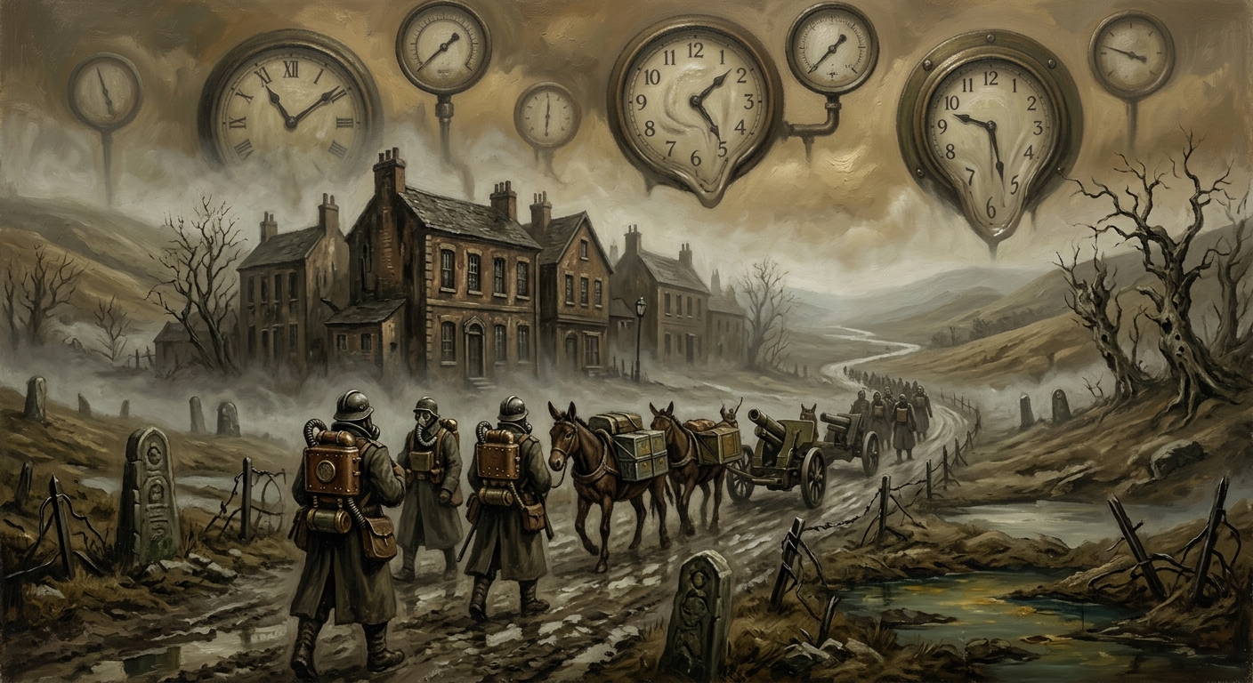 The Vales of Stagnance — The Vales of Stagnance, rendered as oil-painting.