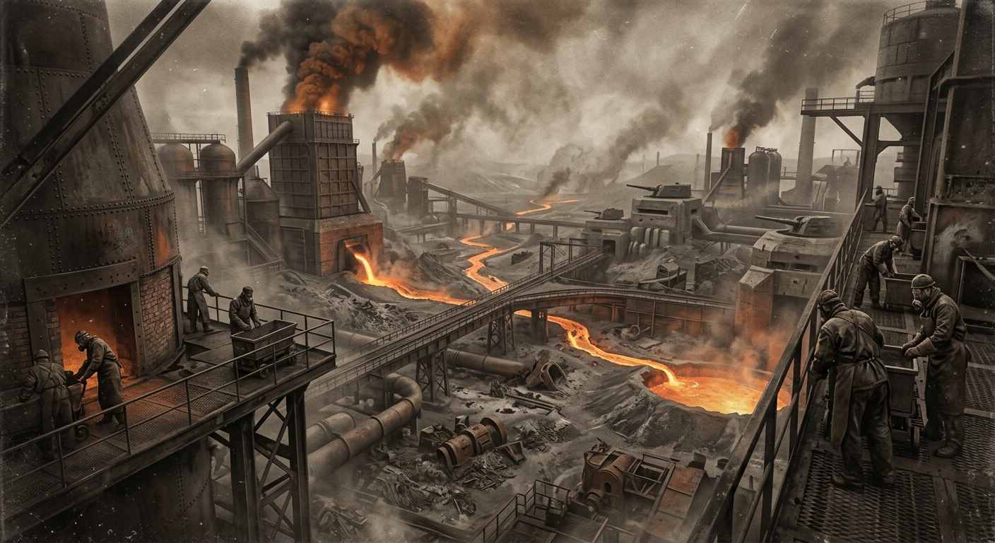 The Iron Wastes — On the Making of the Wastes, rendered as photograph.