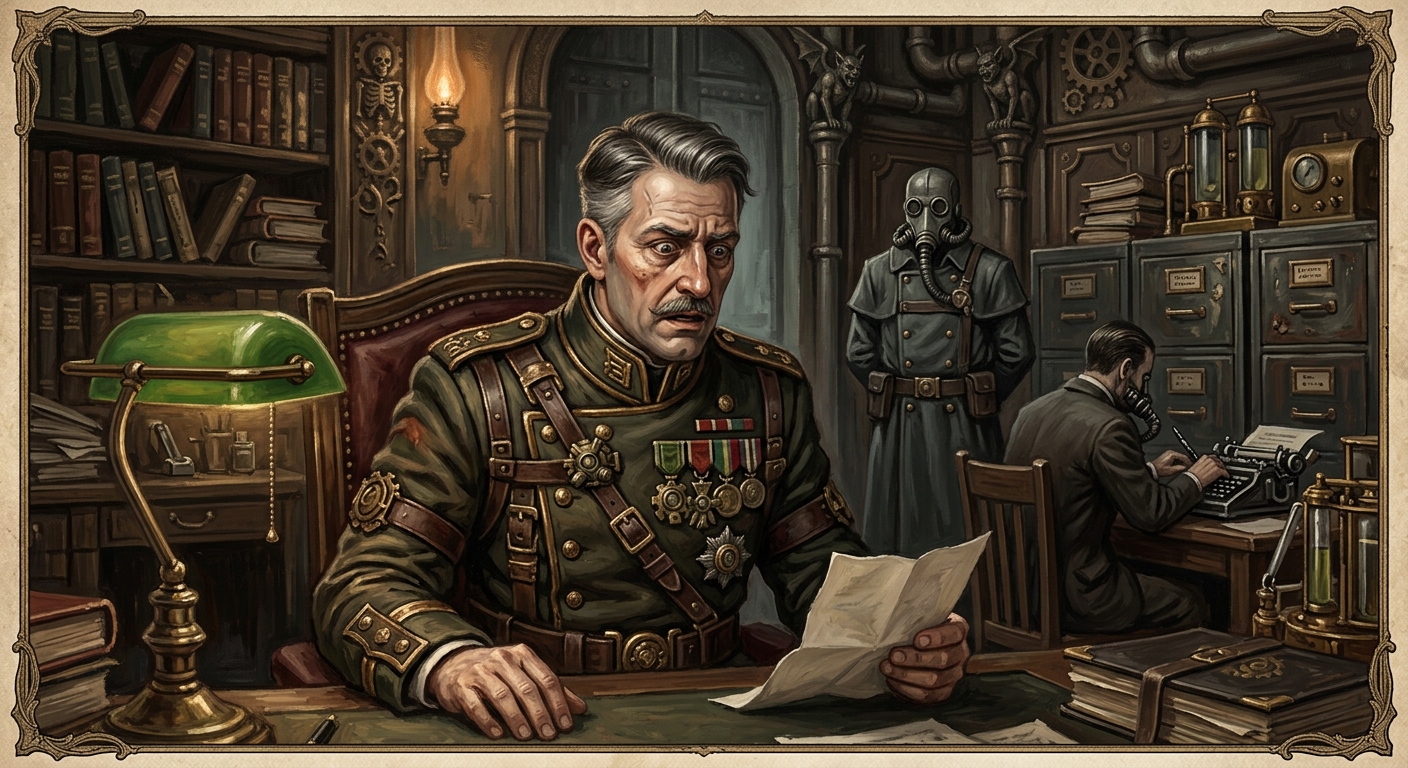 Lord-Protector Guillaume — Lord-Protector Guillaume, rendered as oil-painting.