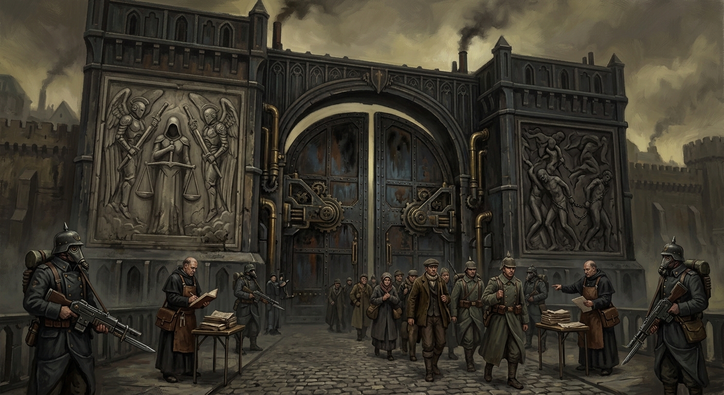 The Gates of Regensburg — The Gates of Regensburg, rendered as oil-painting.