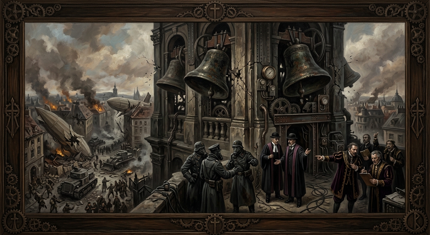 The Bells of Saint Rupert — The Bells of Saint Rupert, rendered as oil-painting.
