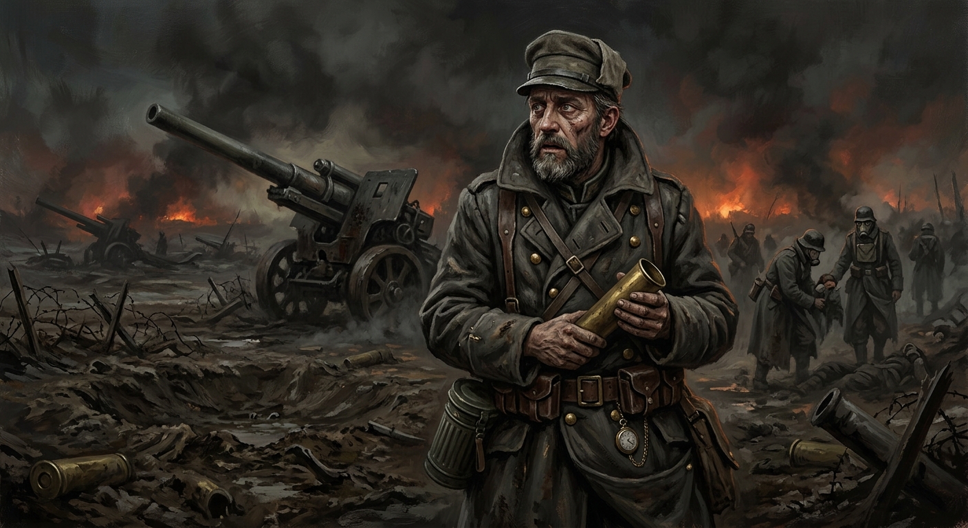 Lucien Artois — Lucien Artois, rendered as oil-painting.