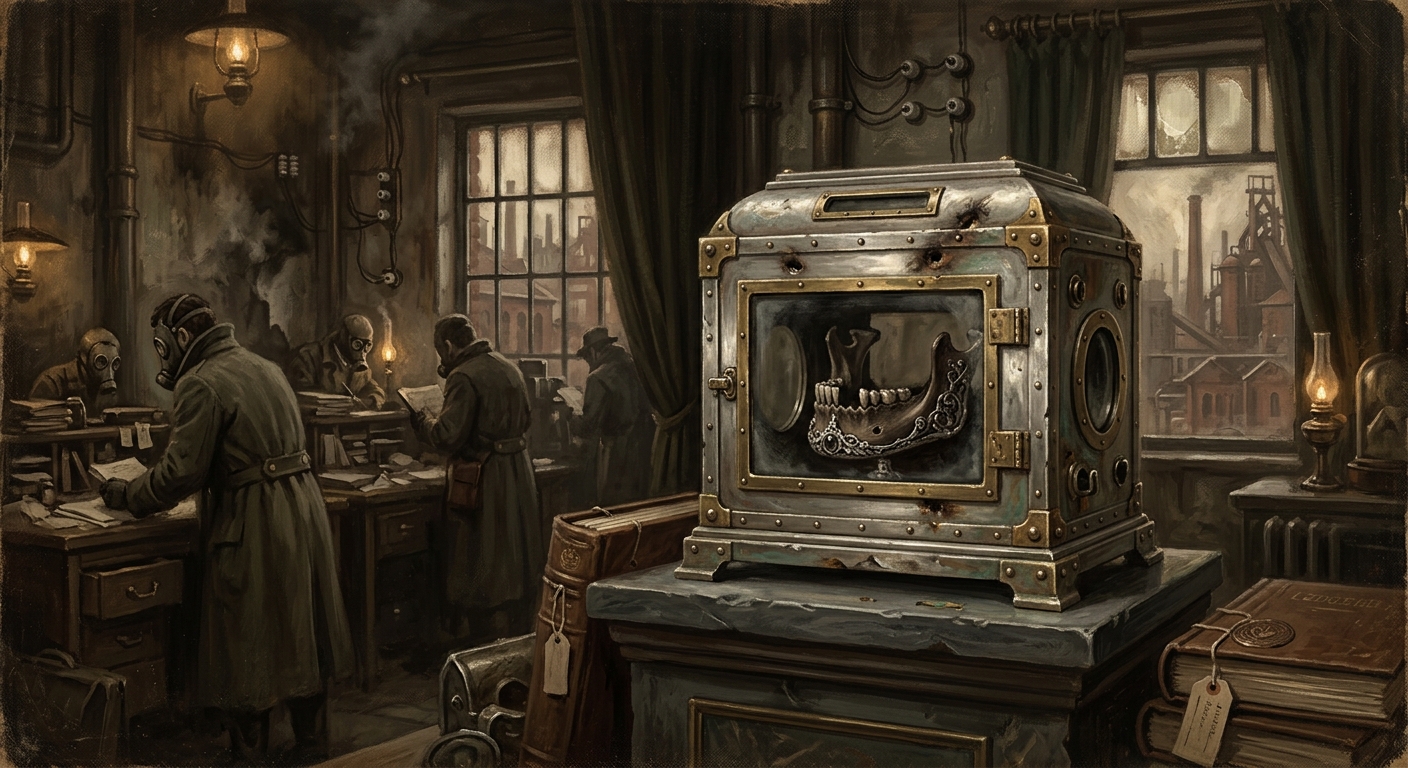 Relic of Saint Iago — Relic of Saint Iago, rendered as oil-painting.