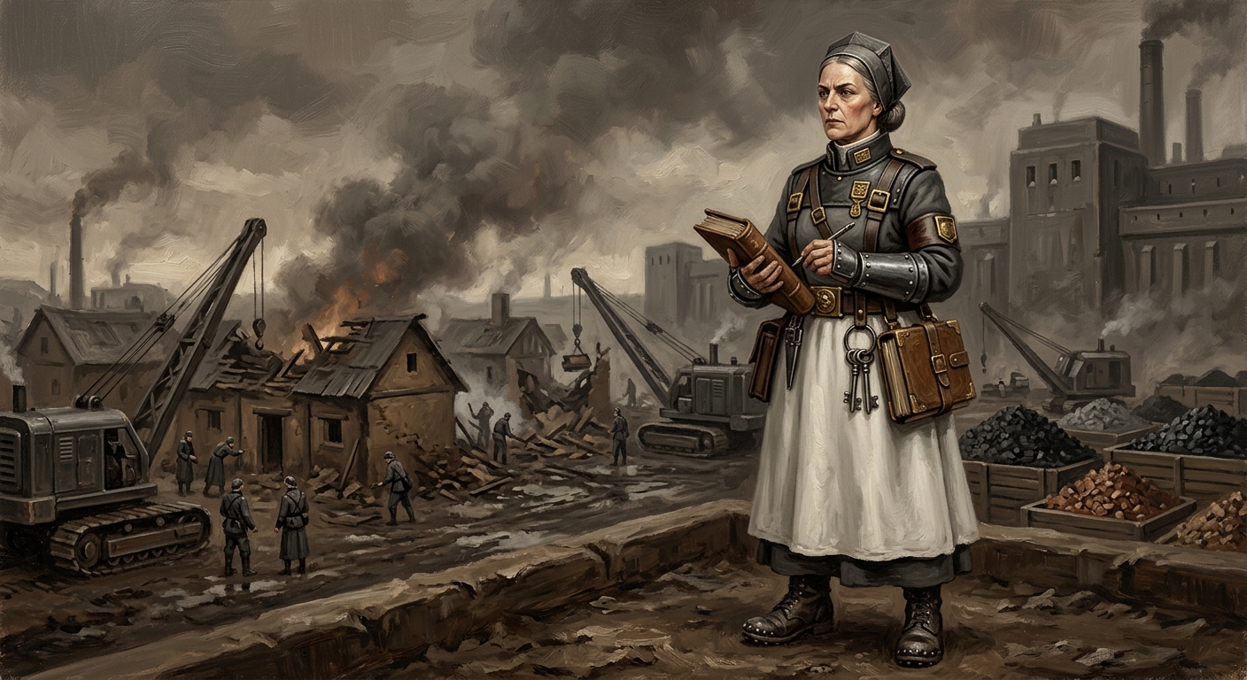 Procurator Hildegarde of Mainz — Procurator Hildegarde of Mainz, rendered as oil-painting.