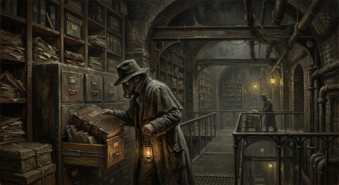 The Codices Obscurae — The Codices Obscurae, rendered as oil-painting.