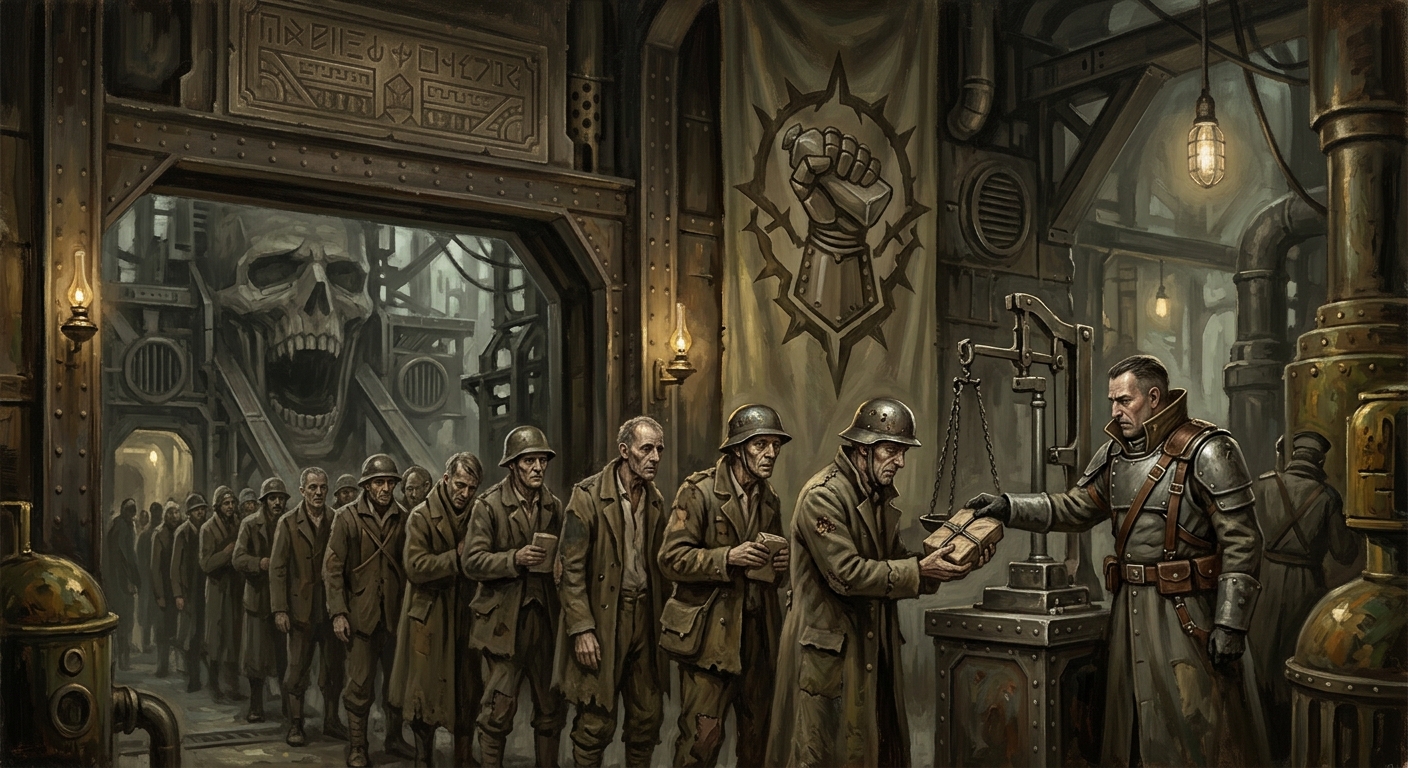 The Doctrine of Enough — The Doctrine of Enough, rendered as oil-painting.