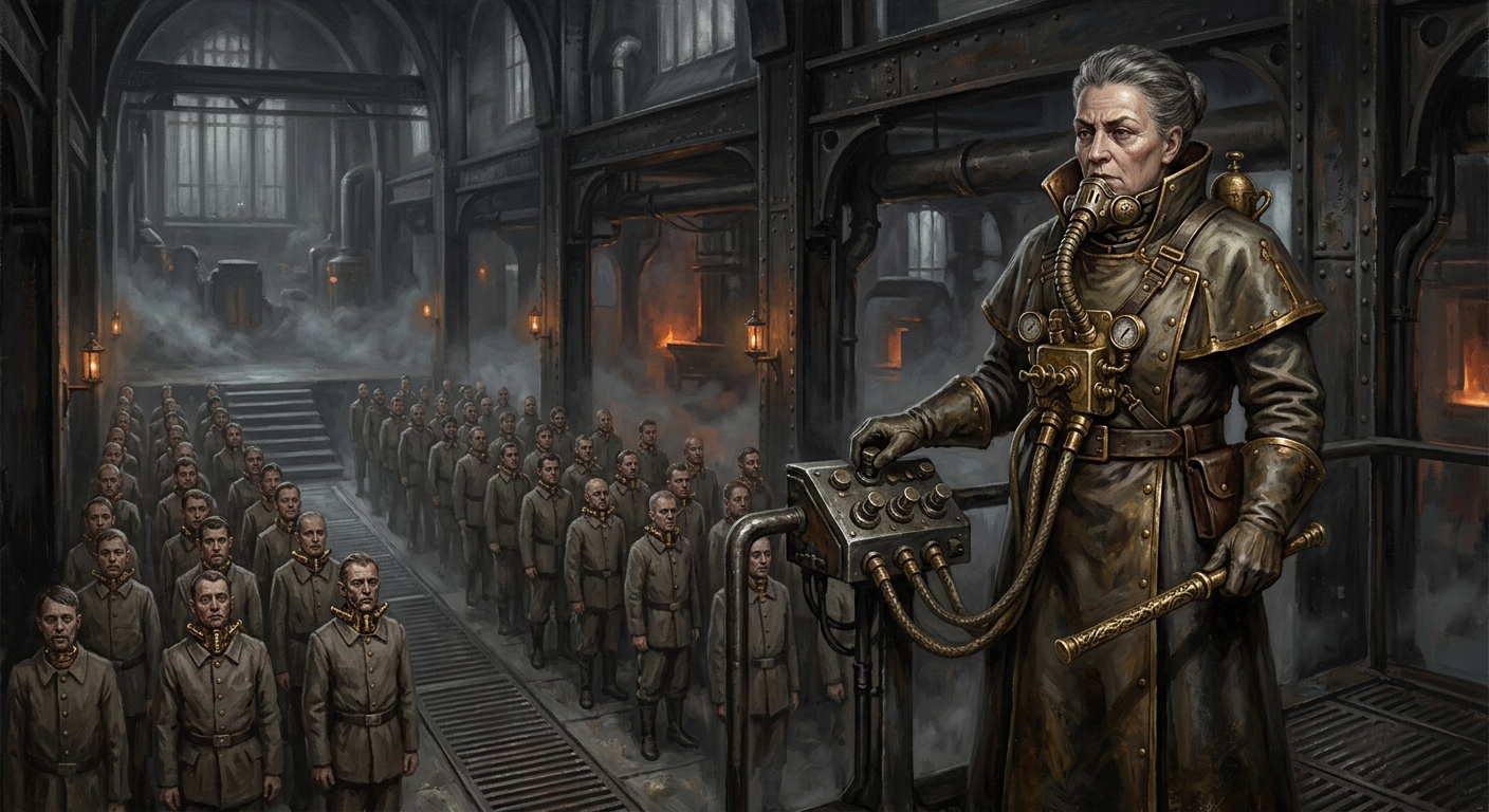 Choirmaster-Calibration Ilyra Kest — Choirmaster-Calibration Ilyra Kest, rendered as oil-painting.