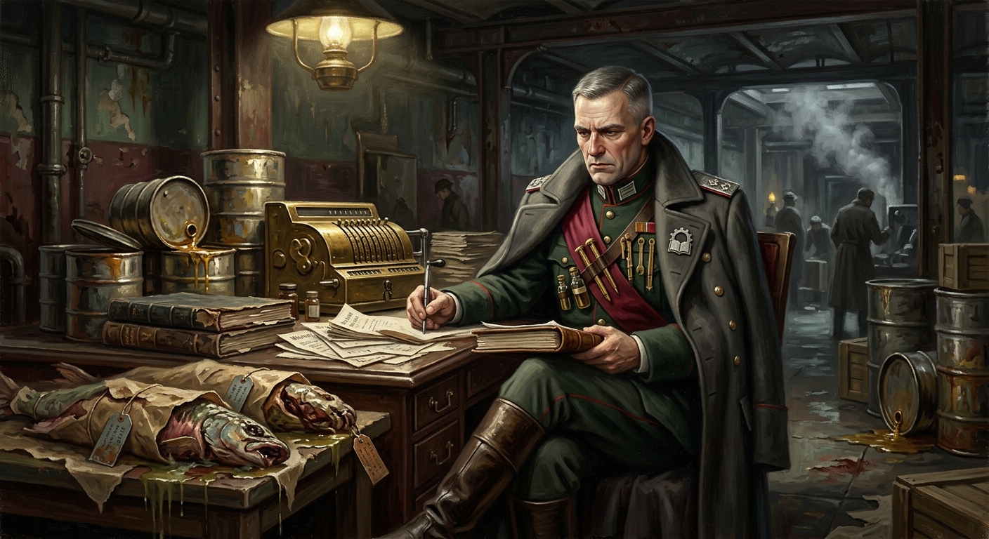 Commander-Auditor Sorn Vale — Commander-Auditor Sorn Vale, rendered as oil-painting.