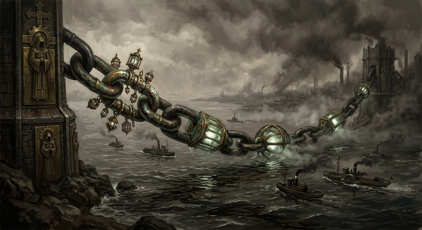Chain of Saint Anakletos — Chain of Saint Anakletos, rendered as oil-painting.