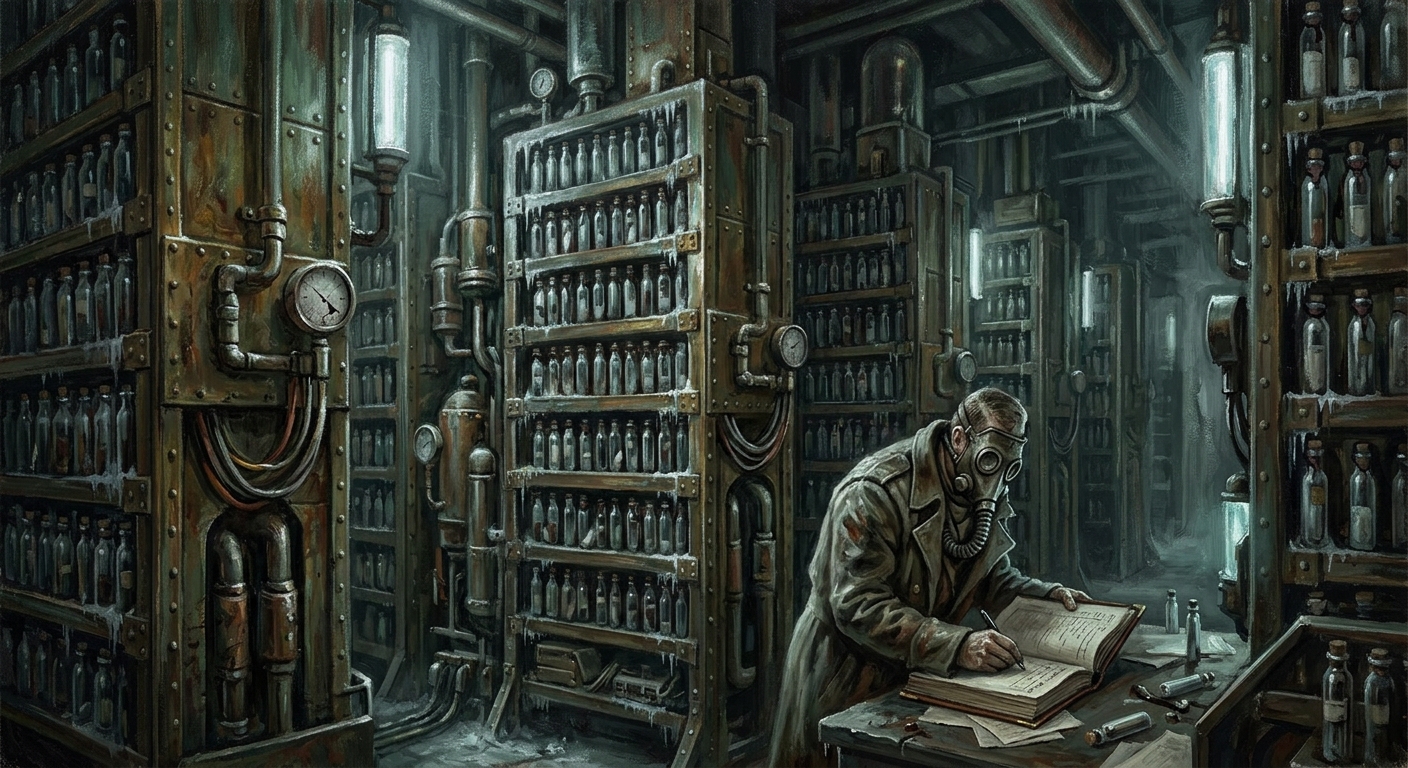 Brine-Fork Phial Cellar — Brine-Fork Phial Cellar, rendered as oil-painting.