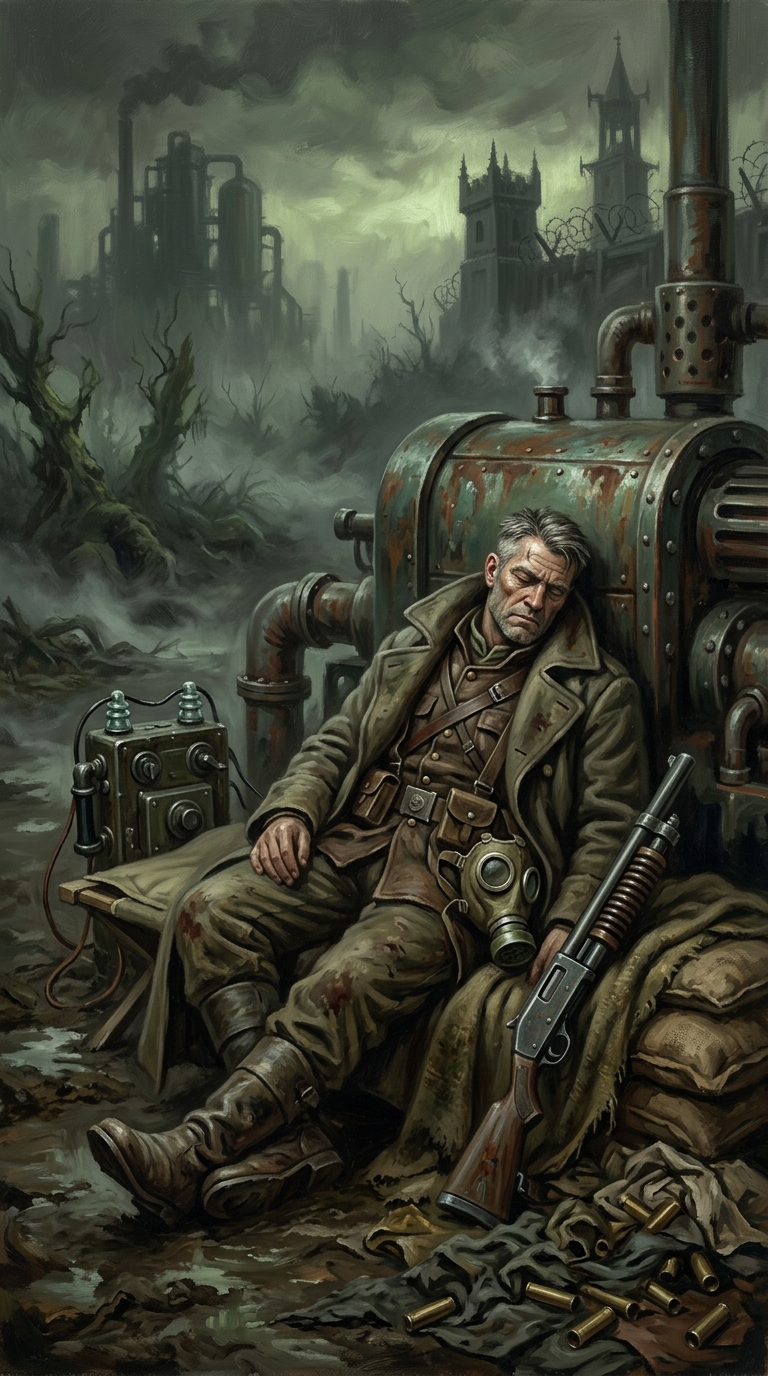 Sergeant Kael — Sergeant Kael, rendered as oil-painting.