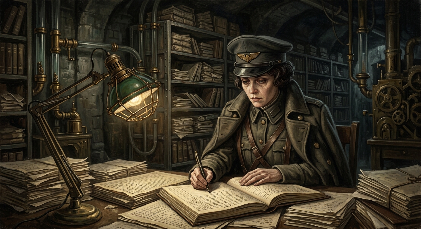 Sub-Archon Provisional Yvette Langres — Sub-Archon Provisional Yvette Langres, rendered as oil-painting.