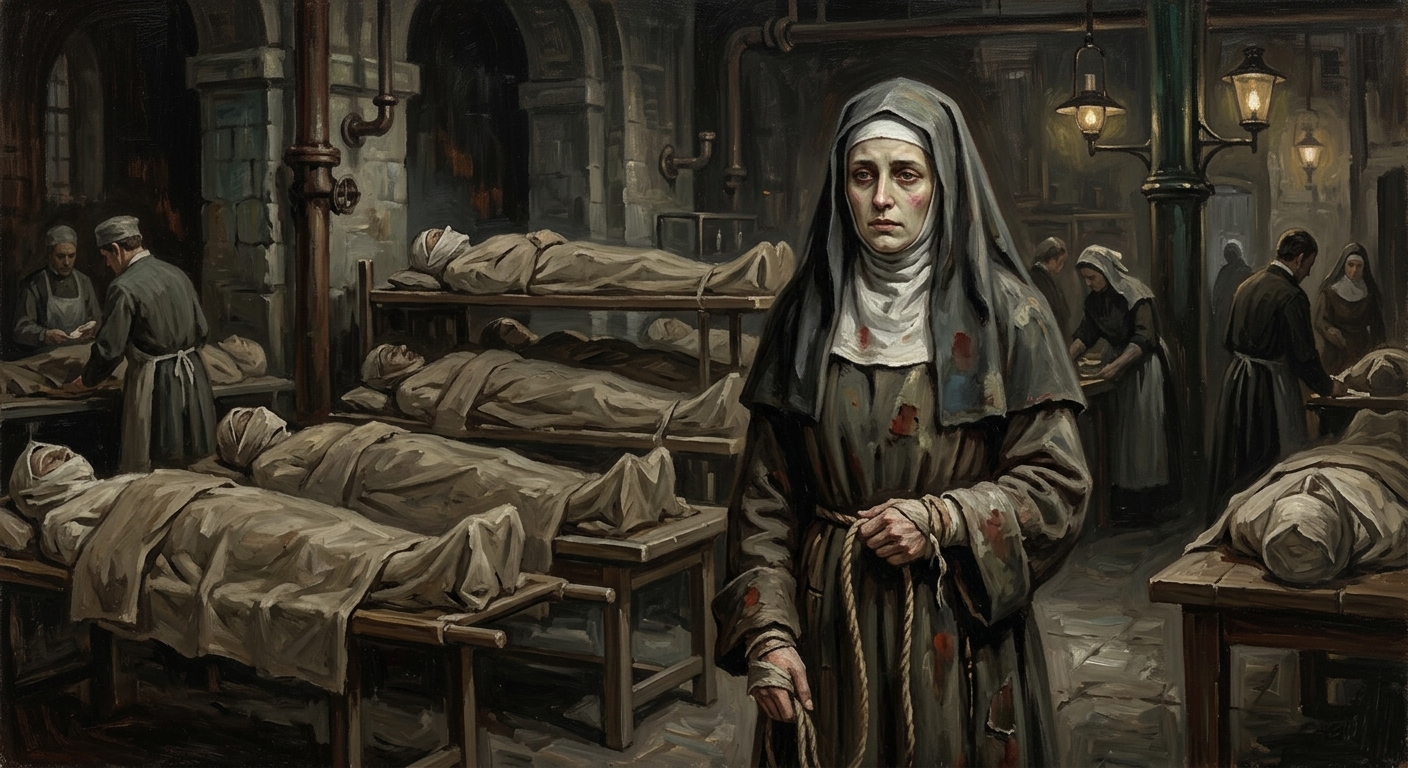 Saint Sabina of Ghent — Saint Sabina of Ghent, rendered as oil-painting.