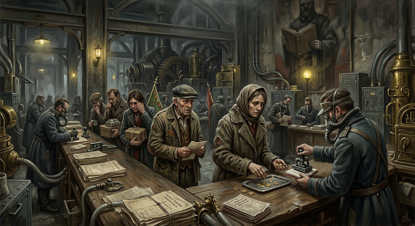 Charter of Prescribed Observance — Charter of Prescribed Observance, rendered as oil-painting.