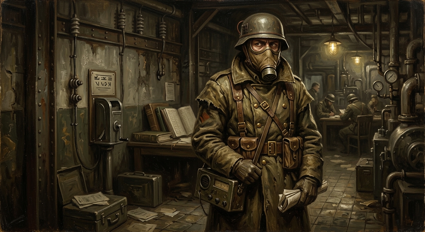 Sergeant Vell — Sergeant Vell, rendered as oil-painting.
