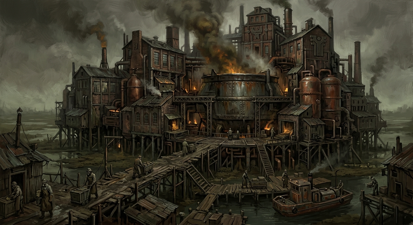 Cauldron Citadel — Cauldron Citadel, rendered as oil-painting.