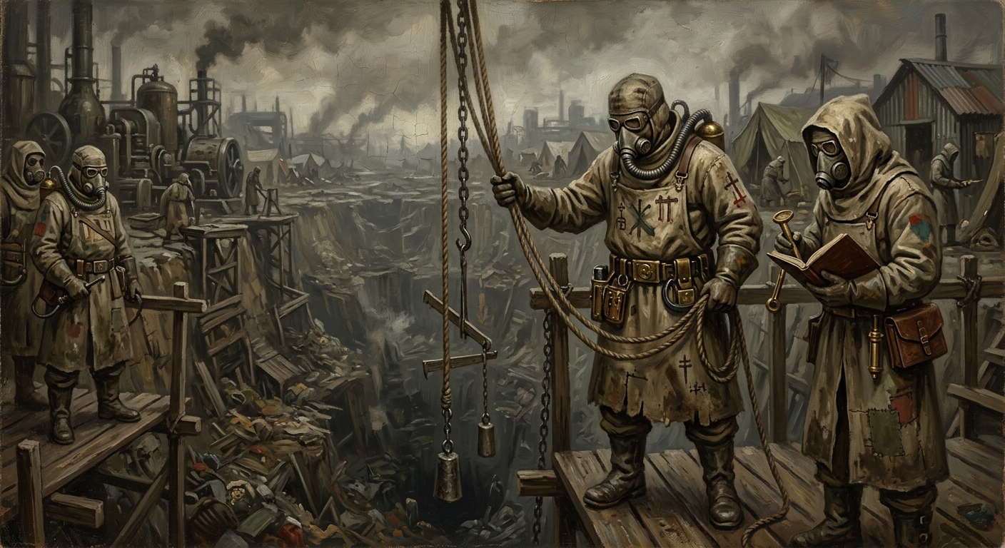 Hunger Wardens — Hunger Wardens, rendered as oil-painting.