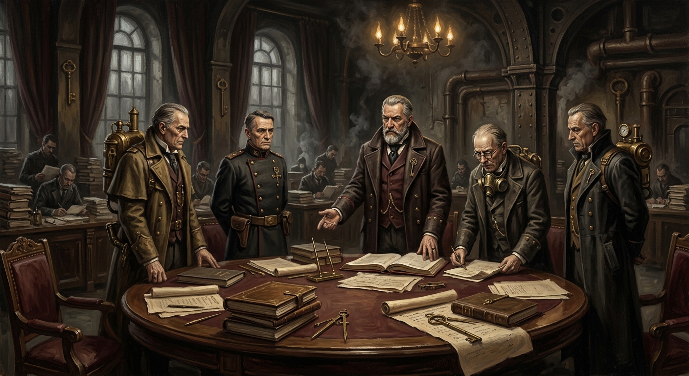 The Inheritors — The Inheritors, rendered as oil-painting.