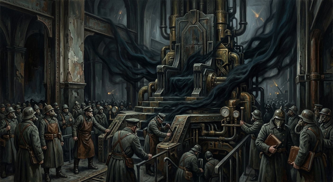 The Black Throne — The Black Throne, rendered as oil-painting.