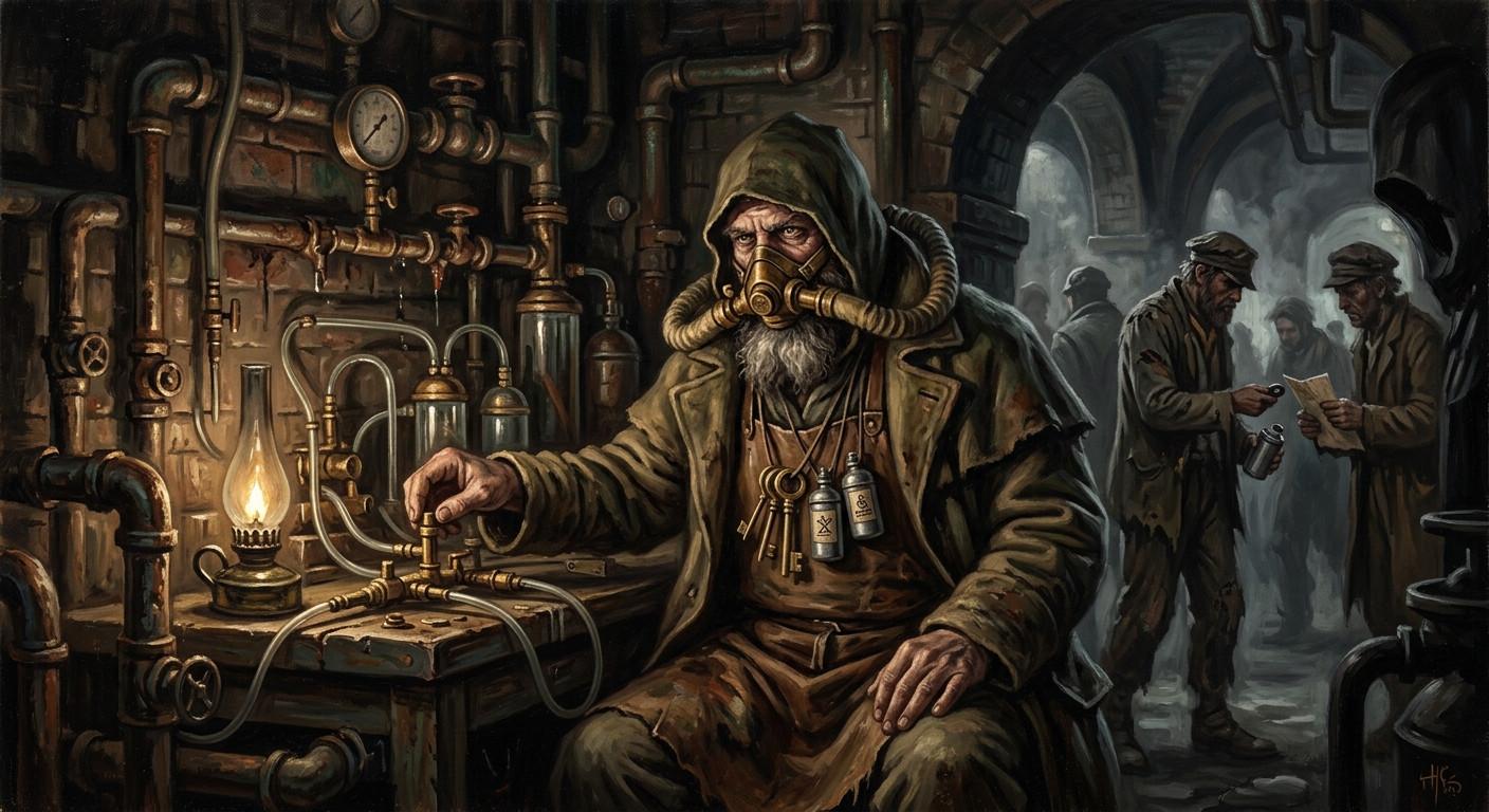 "Tap-King" Jaro — "Tap-King" Jaro, rendered as oil-painting.