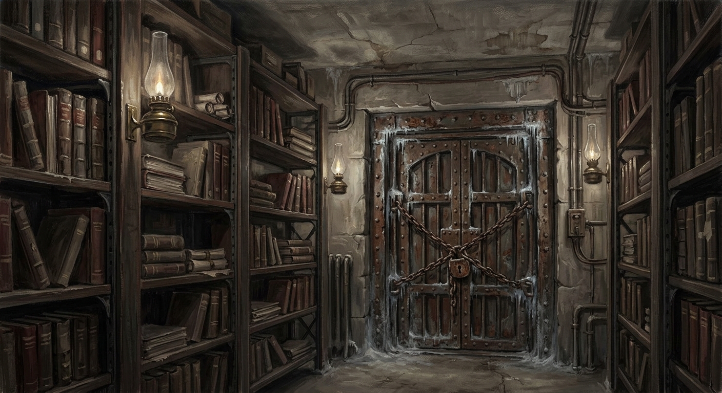 Vault Seven — Vault Seven, rendered as oil-painting.