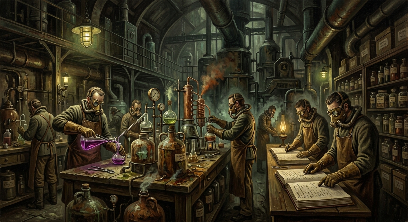 Bureau of Alchemical Standards — Bureau of Alchemical Standards, rendered as oil-painting.