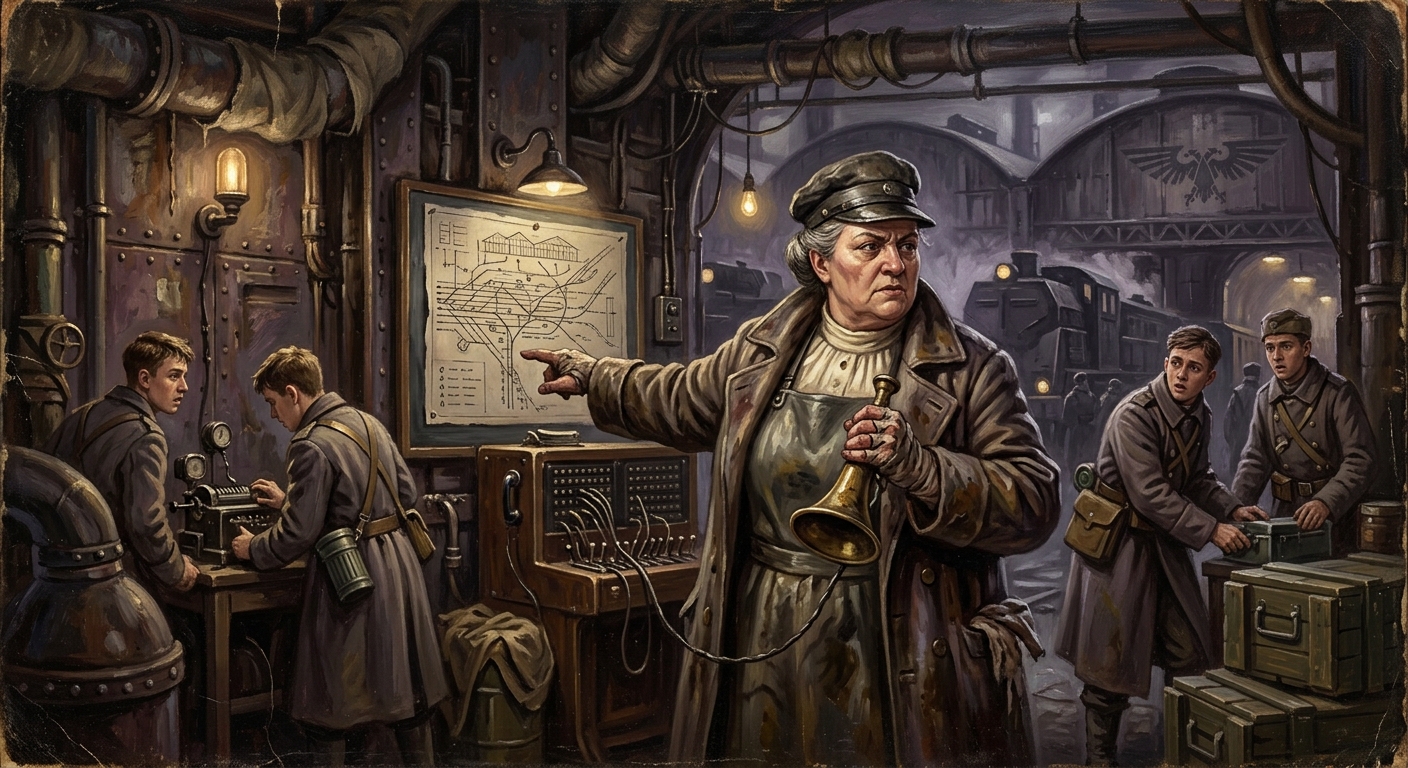 Aunt Velka — Aunt Velka, rendered as oil-painting.
