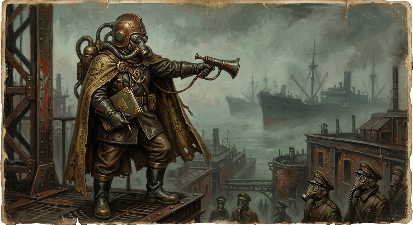 Pilot-King Nenos — Pilot-King Nenos, rendered as oil-painting.