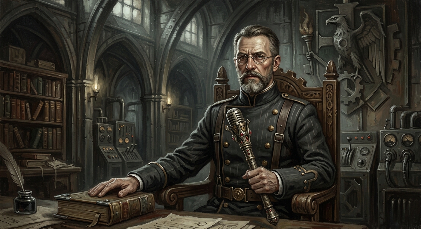 Rector-Chaplain Wendelin Grau — Rector-Chaplain Wendelin Grau, rendered as oil-painting.