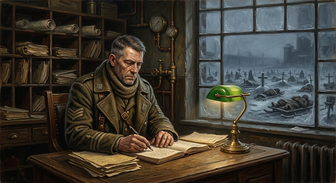 Sergeant First Class Halder — Sergeant First Class Halder, rendered as oil-painting.