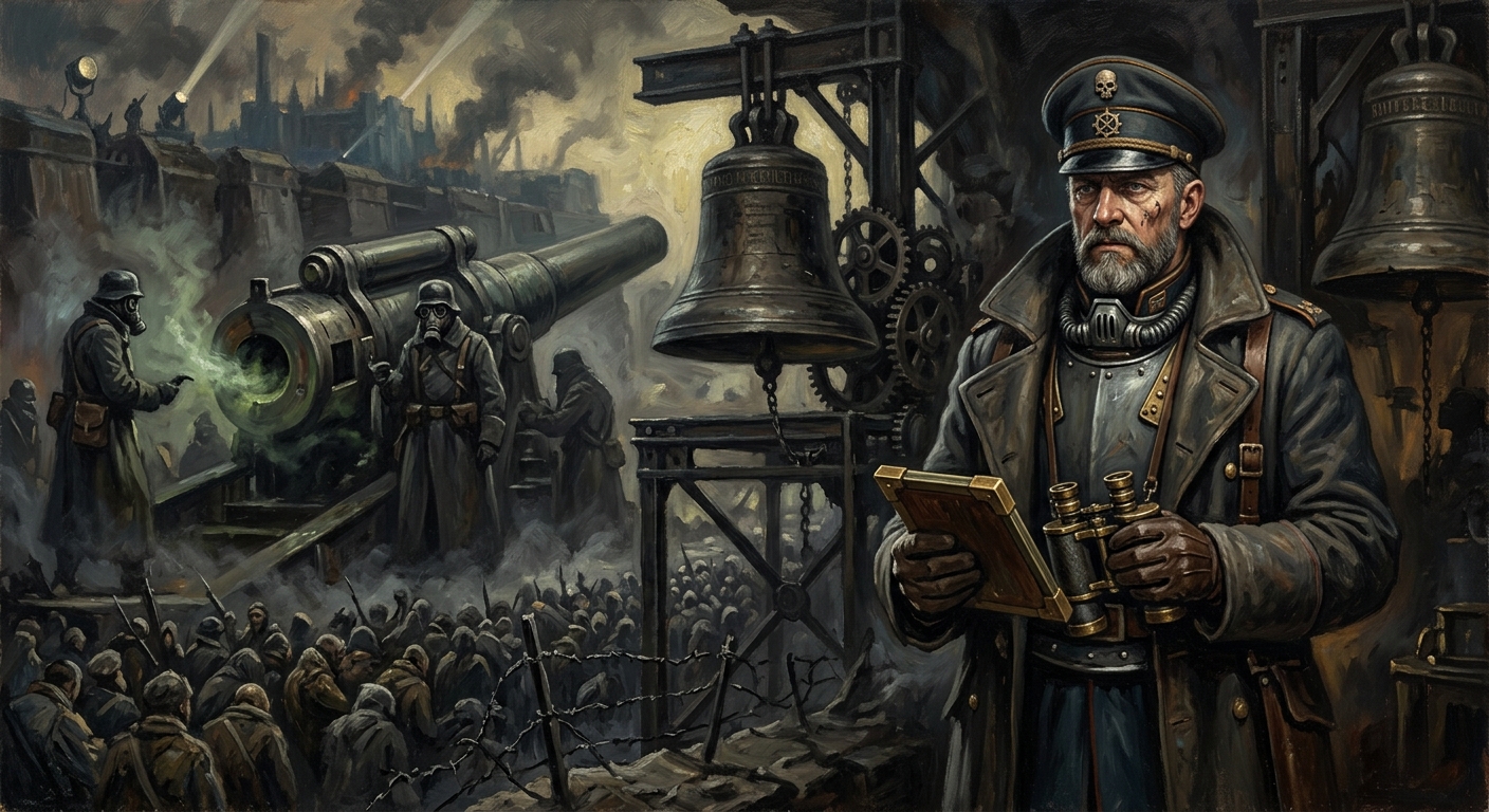 Gun-Cantor Marshal Vonn — Gun-Cantor Marshal Vonn, rendered as oil-painting.