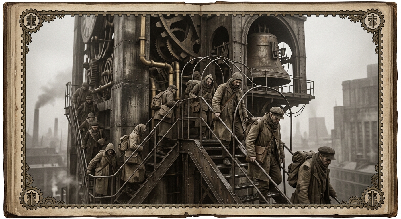 Bell of Names — On the Ladder of Cost, rendered as photograph.