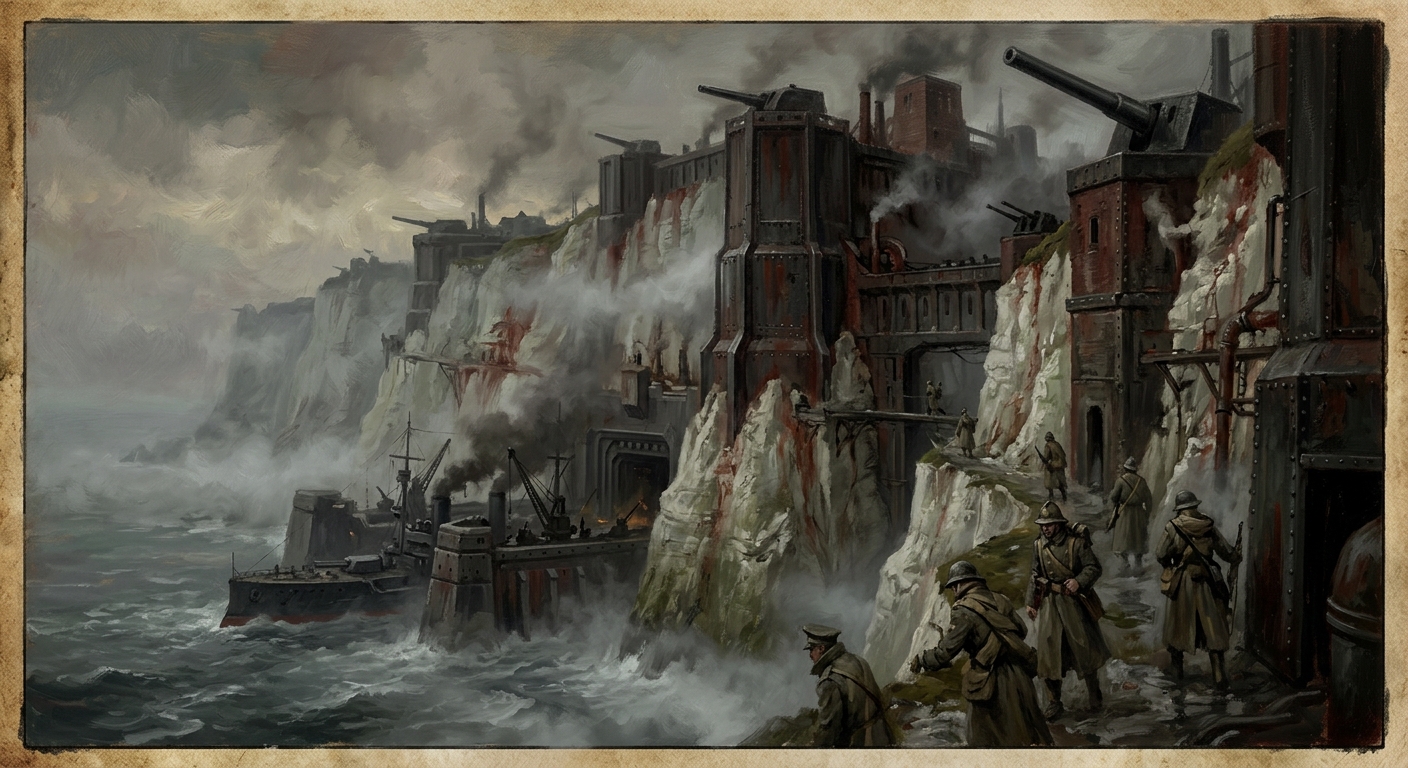 Calais — Calais, rendered as oil-painting.