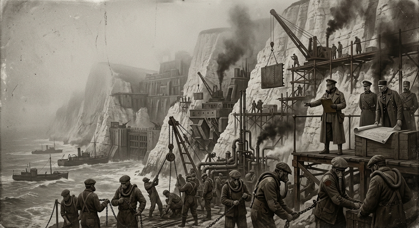 Calais — On the Founding and the Great Breach, rendered as photograph.