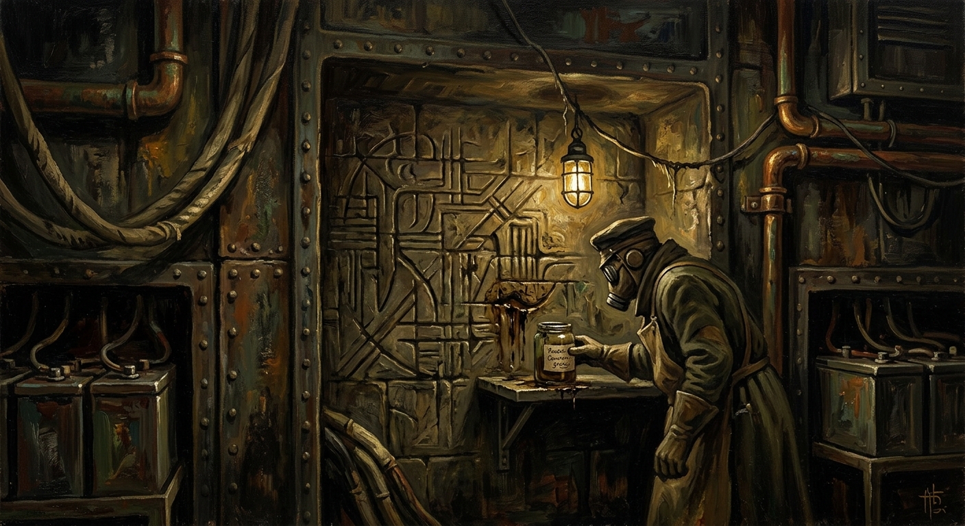The Hidden Alcove — The Hidden Alcove, rendered as oil-painting.