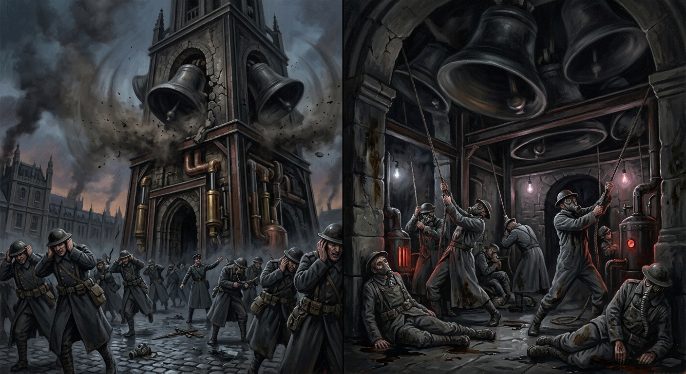 The Miracle of Cologne — The Miracle of Cologne, rendered as oil-painting.